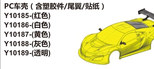 PC body shell (Y10185)